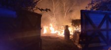 Vollbrand eines Gartenhaus 