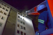 Wohnungsbrand im 7.Obergeschoss; S-West, Leuschnerstraße