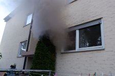 Zimmerbrand; S-Bad-Cannstatt, Darmstädter Straße - Eine verstorbene Person