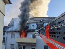 Wohnungsbrand: Eine Person verstorben