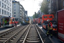 Verkehrsunfall PKW vs. Stadtbahn