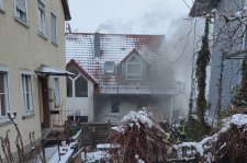 Kellerbrand in Mehrfamilienhaus