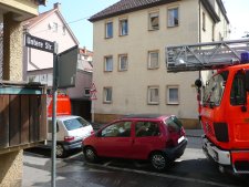 Brand 4 - Kellerbrand, Stuttgart-Heslach, Untere Straße